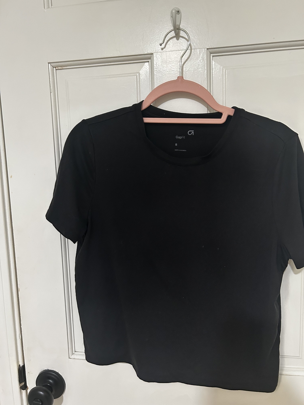 GAP Men's Black Short Sleeve Crew Tee